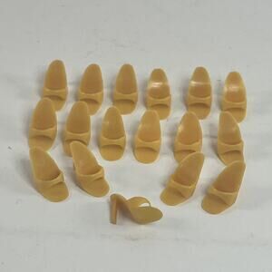 Barbie Vintage Heels Mustard Yellow Doll Shoes Lot